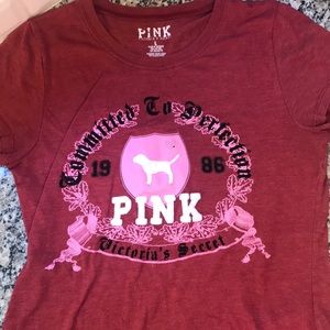 Victoria’s Secret Pink red T-shirt
